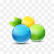 彩色质感小球-空若网 彩色质感小球-空若网