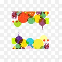 彩色气球边框-空若网 彩色气球边框-空若网