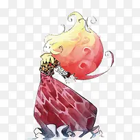 矢量火焰少女-空若网 矢量火焰少女-空若网