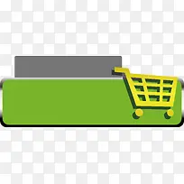 购物车创意矢量按钮素材-空若网 购物车创意矢量按钮素材-空若网