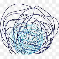 手绘多彩线条-空若网 手绘多彩线条-空若网