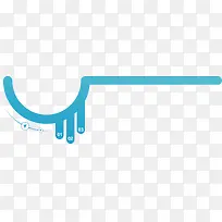 蓝色数据卡通形状-空若网 蓝色数据卡通形状-空若网