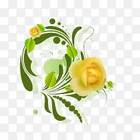 手绘小黄花-空若网 手绘小黄花-空若网