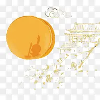 矢量中秋月亮月宫-空若网 矢量中秋月亮月宫-空若网