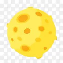 黄色扁平化星球元素-空若网 黄色扁平化星球元素-空若网