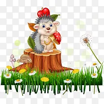 草丛中的松鼠-空若网 草丛中的松鼠-空若网