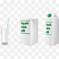 矢量盒装牛奶-空若网 矢量盒装牛奶-空若网