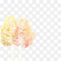 卡通秋天手绘树-空若网 卡通秋天手绘树-空若网