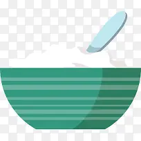 卡通扁平化米饭免抠素材-空若网 卡通扁平化米饭免抠素材-空若网