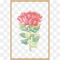 卡通花卉水彩装饰图案-空若网 卡通花卉水彩装饰图案-空若网