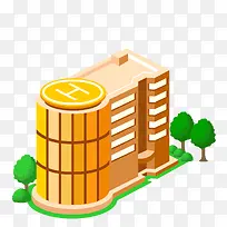 卡通橙色的房子设计-空若网 卡通橙色的房子设计-空若网