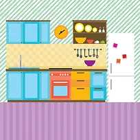 矢量条纹厨房-空若网 矢量条纹厨房-空若网