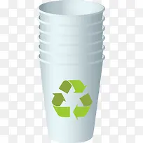 重叠的咖啡杯子矢量图-空若网 重叠的咖啡杯子矢量图-空若网