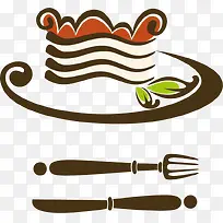 卡通手绘西餐-空若网 卡通手绘西餐-空若网