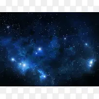 蓝色星空背景-空若网 蓝色星空背景-空若网