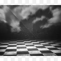 梦幻地板与太空背景-空若网 梦幻地板与太空背景-空若网