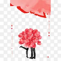 爱在浪漫七夕情人节情侣边框免费-空若网 爱在浪漫七夕情人节情侣边框免费-空若网