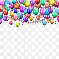 矢量气球彩带-空若网 矢量气球彩带-空若网