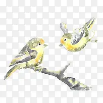 水彩小鸟-空若网 水彩小鸟-空若网