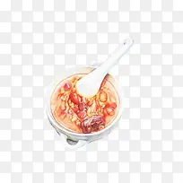 卡通简约美食装饰广告设计腊八粥-空若网 卡通简约美食装饰广告设计腊八粥-空若网