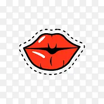 手绘嘴唇-空若网 手绘嘴唇-空若网