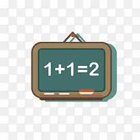 矢量卡通扁平化黑板png-空若网 矢量卡通扁平化黑板png-空若网