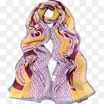 黄色纱巾素材-空若网 黄色纱巾素材-空若网