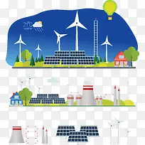 矢量扁平化建筑景观-空若网 矢量扁平化建筑景观-空若网