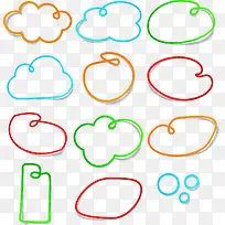 多彩线型对话框-空若网 多彩线型对话框-空若网