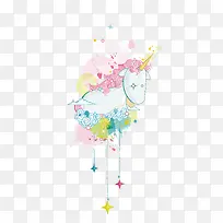 矢量独角兽-空若网 矢量独角兽-空若网