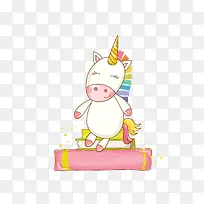 卡通可爱独角兽免抠素材-空若网 卡通可爱独角兽免抠素材-空若网