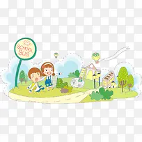 С����У԰�廭�ز�-������