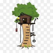 矢量树屋-空若网 矢量树屋-空若网