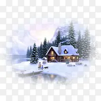 白色雪景-空若网 白色雪景-空若网