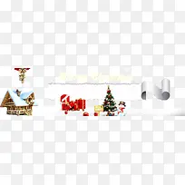 圣诞节白色海报-空若网 圣诞节白色海报-空若网