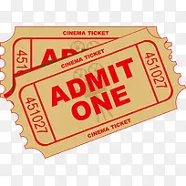 船票png矢量元素-空若网 船票png矢量元素-空若网