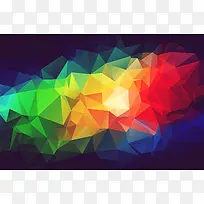 黑红绿色渐变三角形壁纸-空若网 黑红绿色渐变三角形壁纸-空若网