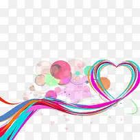 彩色爱心见证爱情-空若网 彩色爱心见证爱情-空若网
