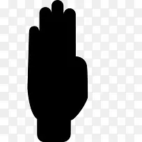 四个手指图标-空若网 四个手指图标-空若网