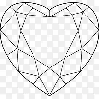 心形钻石素材-空若网 心形钻石素材-空若网