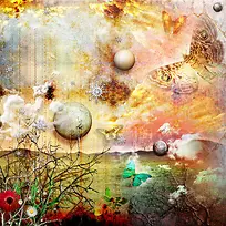 自然复古背景-空若网 自然复古背景-空若网