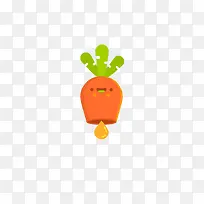 扁平化卡通胡萝卜-空若网 扁平化卡通胡萝卜-空若网