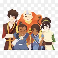 扁平化卡通动漫人物-空若网 扁平化卡通动漫人物-空若网