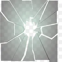 玻璃破碎矢量装饰效果图-空若网 玻璃破碎矢量装饰效果图-空若网