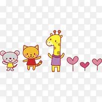 卡通长颈鹿-空若网 卡通长颈鹿-空若网