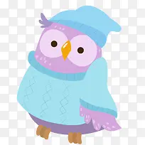 猫头鹰穿睡衣PNG下载-空若网 猫头鹰穿睡衣PNG下载-空若网