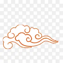 浮云简单橙色-空若网 浮云简单橙色-空若网