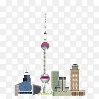 建筑物东方明珠-空若网 建筑物东方明珠-空若网