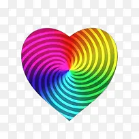 彩色爱心-空若网 彩色爱心-空若网