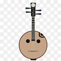 手绘古琴-空若网 手绘古琴-空若网